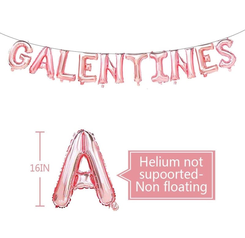 Party Galentines balloons, Valentine's Day Balloon Decorations, Galentine's Day Decor,Valentine's Day Balloon Banner, Valentine's Day Supplies, Galentine's Day Decorations - Image 3